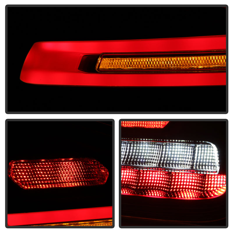 Spyder Porsche Cayenne 958 11-14 LED Tail Lights - Sequential Signal - Red Smoke