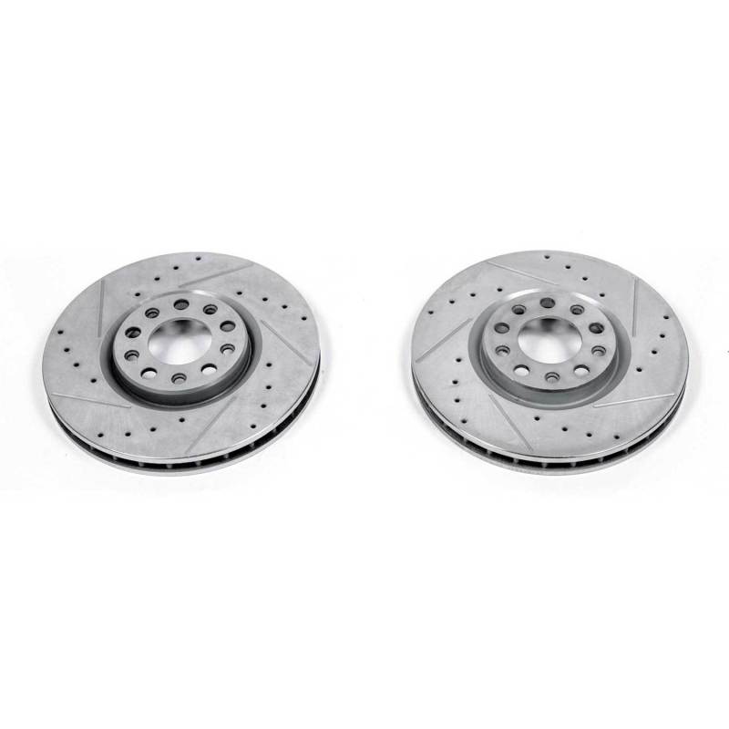 PowerStop Power Stop 15-17 Chrysler 200 Front Evolution Drilled & Slotted Rotors - Pair