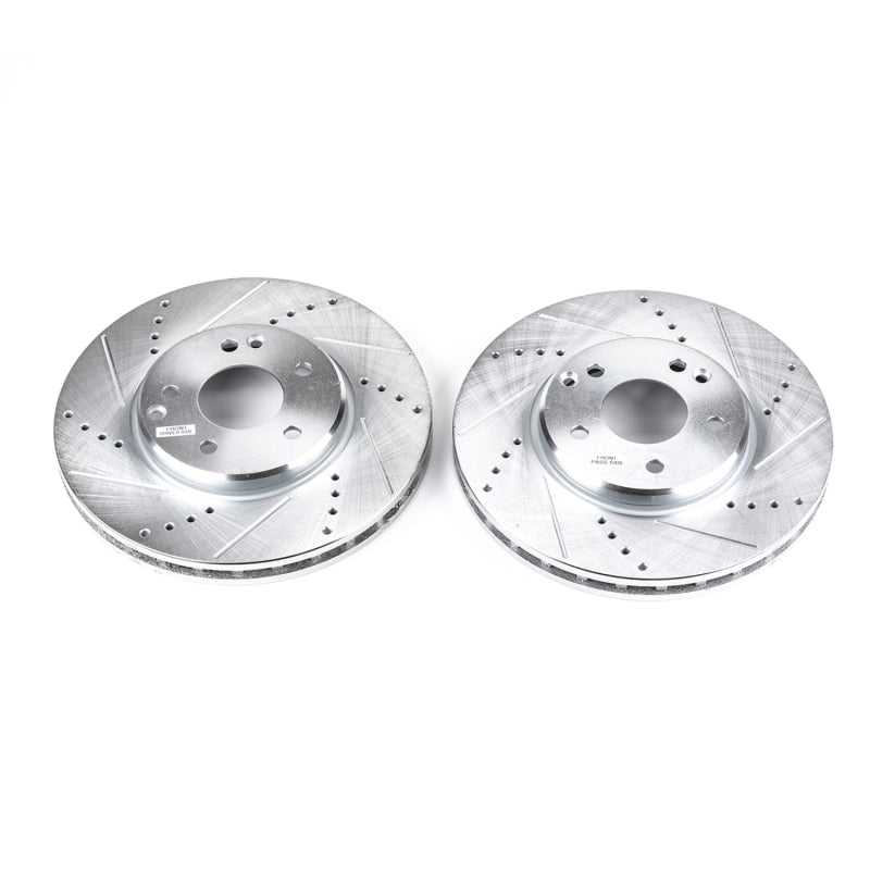 PowerStop Power Stop 04-08 Chrysler Crossfire Front Evolution Drilled & Slotted Rotors - Pair