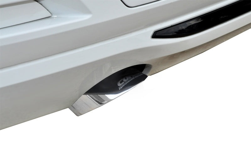 CORSA Performance Corsa 12-14 BMW 335i Sedan AWD F30 3in Polished Touring Dual Rear Single 3.5in Tip Cat-Back Exhaust