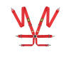 OMP Racing OMP First 3 Safety Harness Red