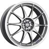 Enkei J10 16x7 5x108/115 38mm Offset 72.6mm Bore Dia Silver w/ Machined Lip Wheel