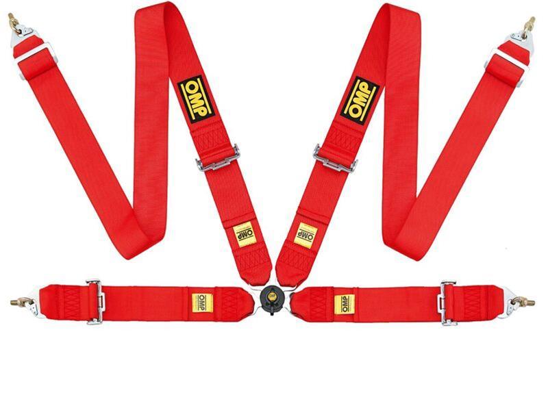 OMP Racing OMP Safety Harness First 3In 4 Points Red Fia 8854/98