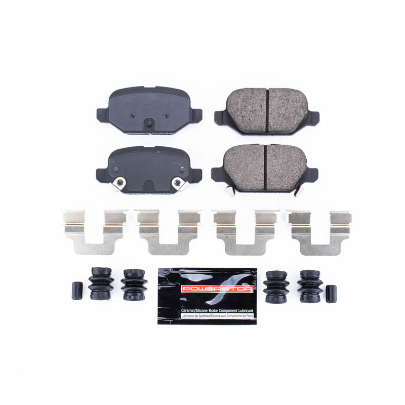 PowerStop Power Stop 13-17 Fiat 500 Rear Z23 Evolution Sport Brake Pads w/Hardware