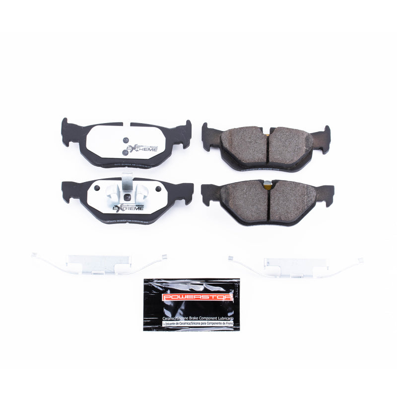 PowerStop Power Stop 07-09 BMW 323i Rear Z26 Extreme Street Brake Pads w/Hardware