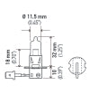 Hella H3 Halogen Bulb *Must Order Qty 10*