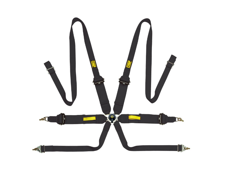 OMP Racing OMP Tecnica 3/2 Safety Harness Black