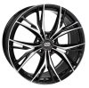 Enkei ONX 18x8 5x120 40mm Offset 72.6mm Bore Black Machined Wheel