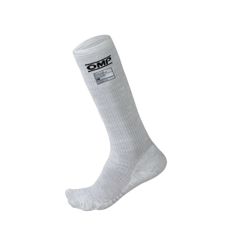 OMP Racing OMP One Socks My2021 White - Size M (Fia 8856-2018)