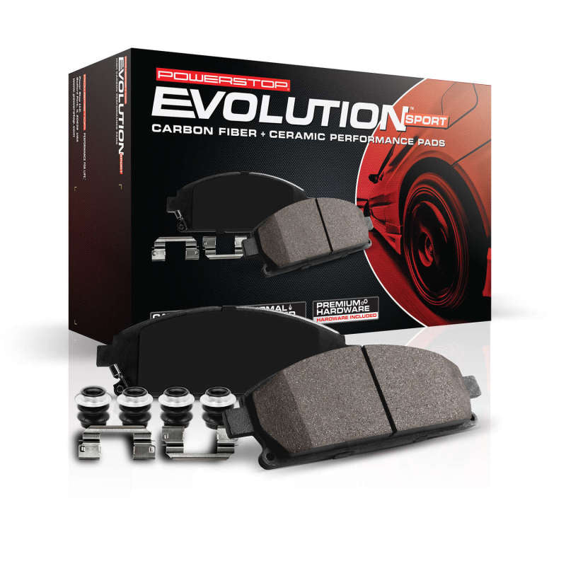 PowerStop Power Stop 03-14 Volvo XC90 Rear Z23 Evolution Sport Brake Pads w/Hardware