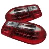 SPYDER Xtune Mercedes Benz W210 E-Class 96-02 LED Tail Lights Red Clear ALT-CL-MBW210-LED-RC