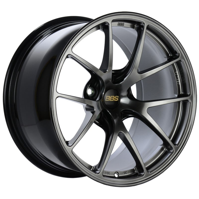 BBS RI-A 18x9.5 5x120 ET27 Diamond Black Wheel -82mm PFS/Clip Required