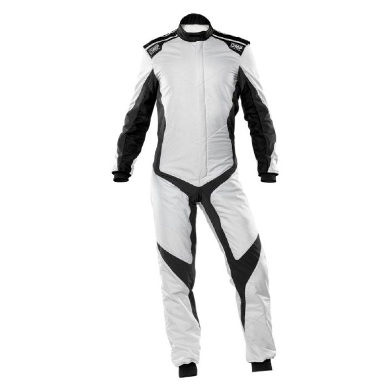 OMP Racing OMP One Evo X Overall Silver/Black - Size 46 (Fia 8856-2018)