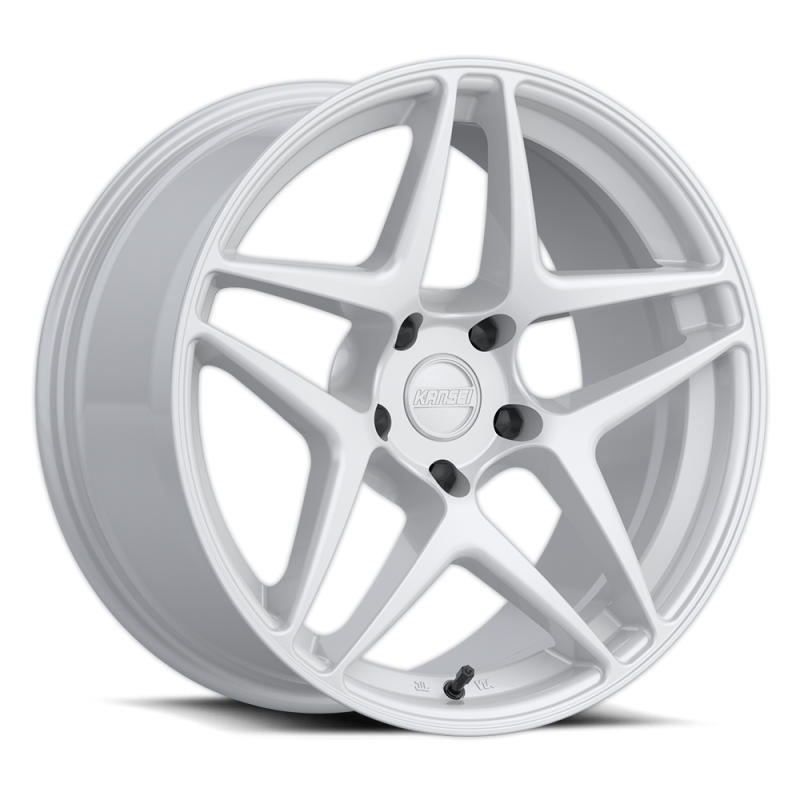 Kansei Wheels Kansei K15W Astro 18x10.5in / 5x100 BP / 12mm Offset / 73.1mm Bore - Gloss White Wheel