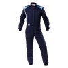 OMP Racing OMP First-S Overall Navy Blue/Cyan - Size 46 (Fia 8856-2018)