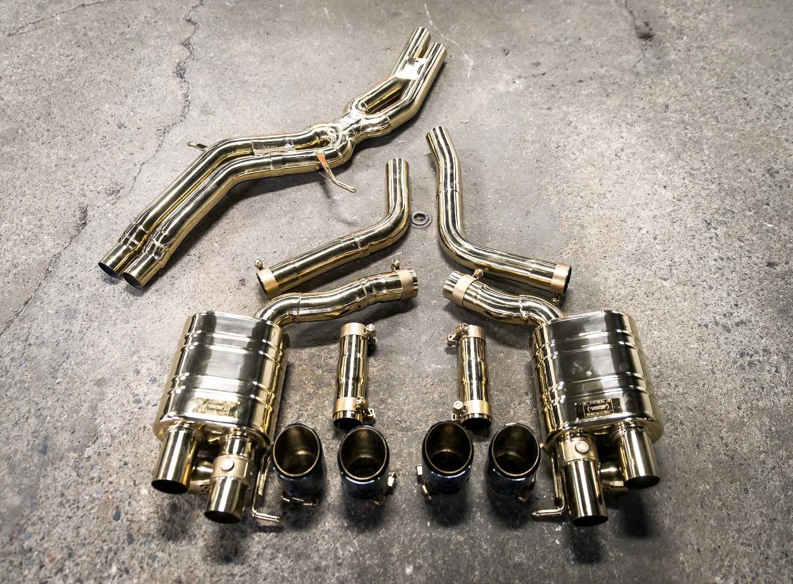 Valvetronic Designs - Audi B8 / B8.5 S4 / S5 Valved Sport Exhaust System - Brushed