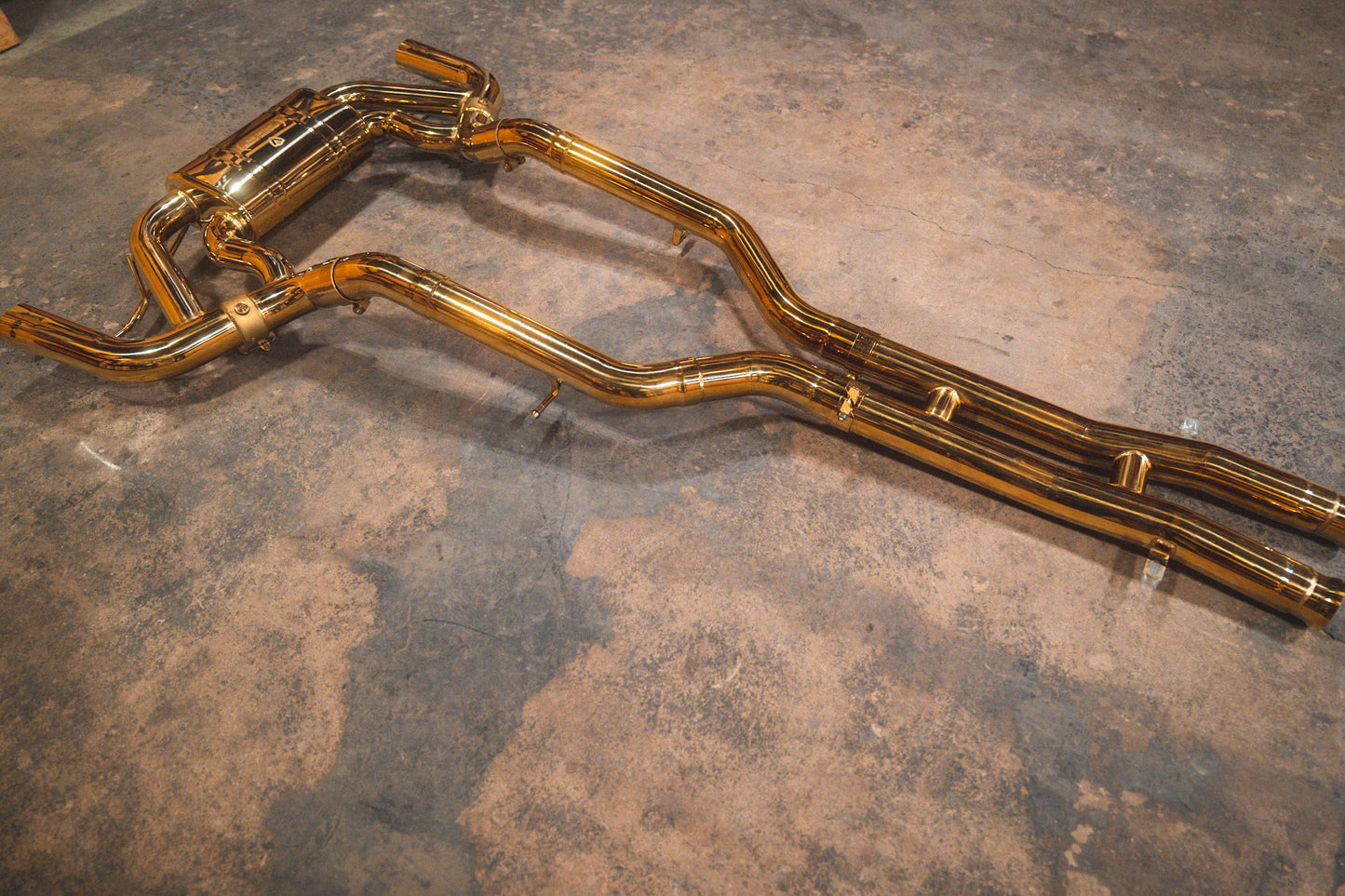 Valvetronic Designs - Mercedes AMG GT / GTS Valved Sport Exhaust System - Anodized Gold