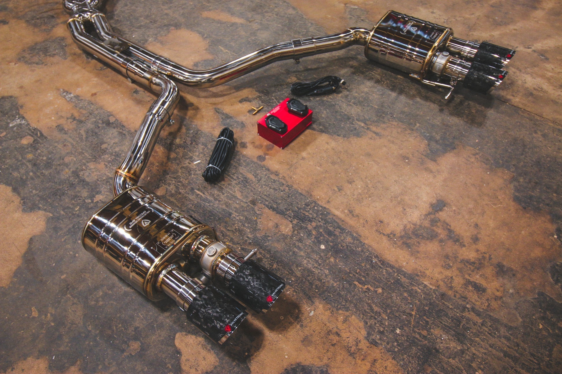 Valvetronic Designs - Audi B8 / B8.5 S4 / S5 Valved Sport Exhaust System - Brushed