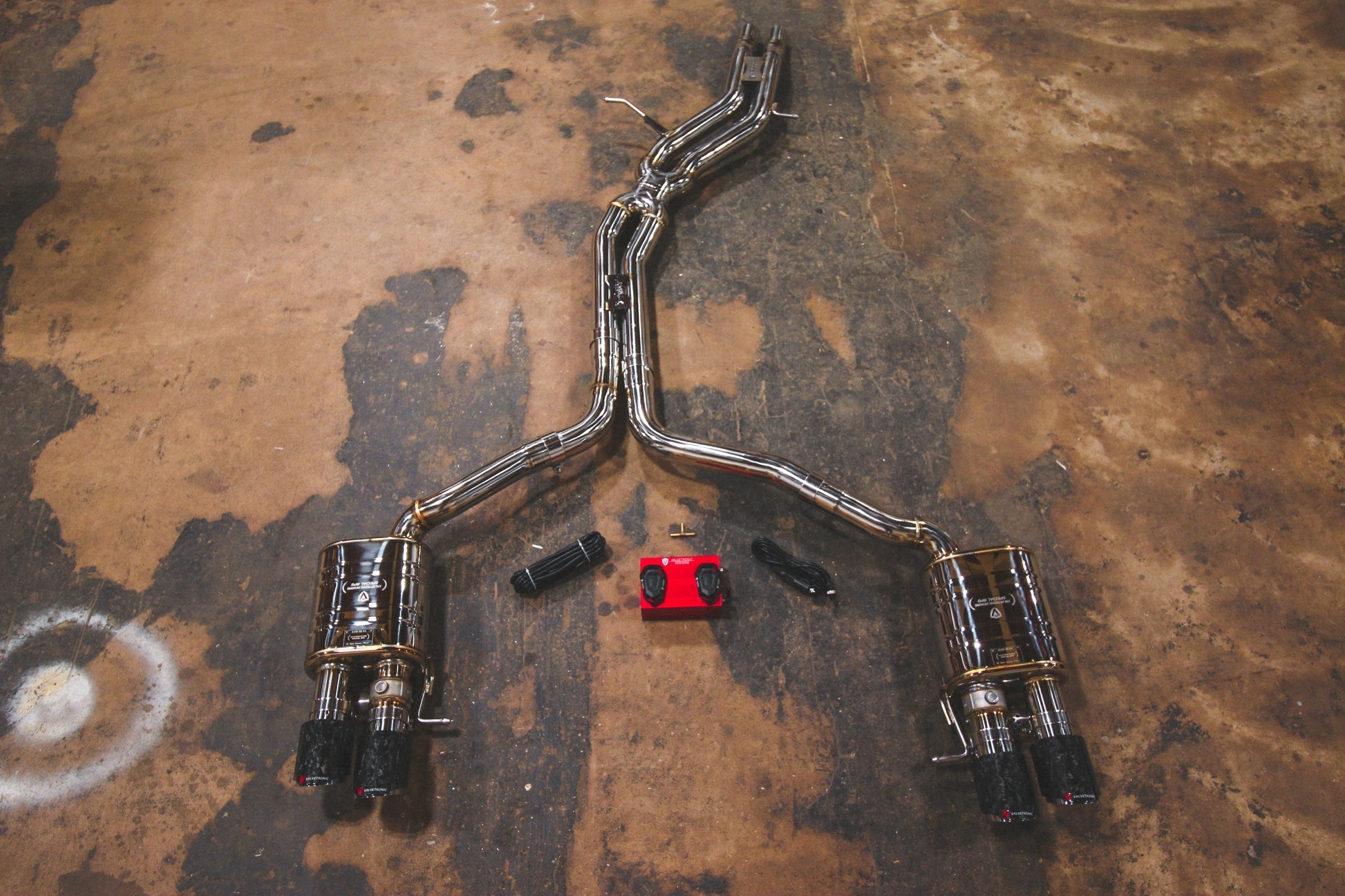 Valvetronic Designs - Audi B8 / B8.5 S4 / S5 Valved Sport Exhaust System - Brushed