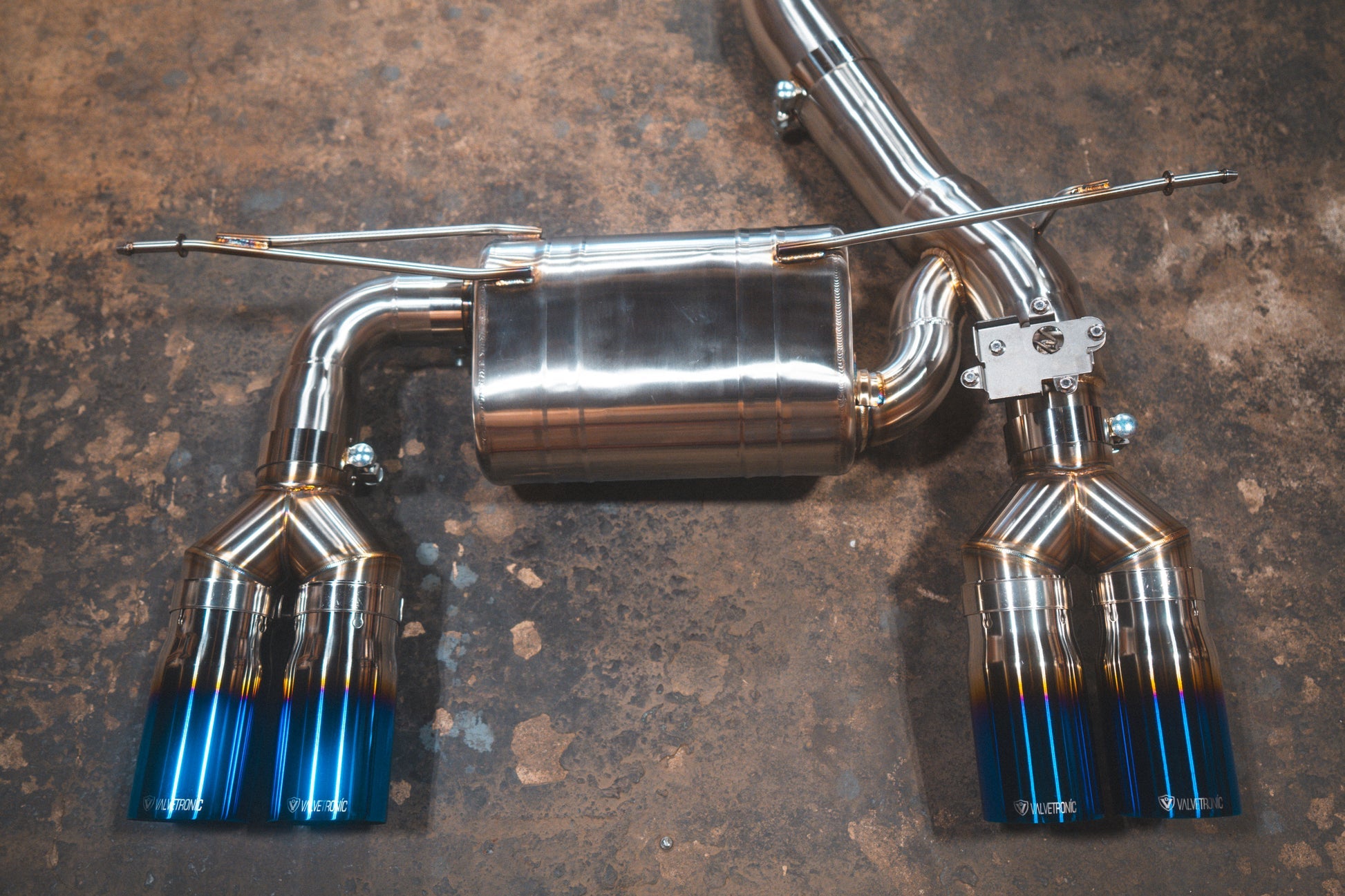 Valvetronic Designs - BMW M3/M4 F8x Equal Length Valved Sport Exhaust System - Stainless