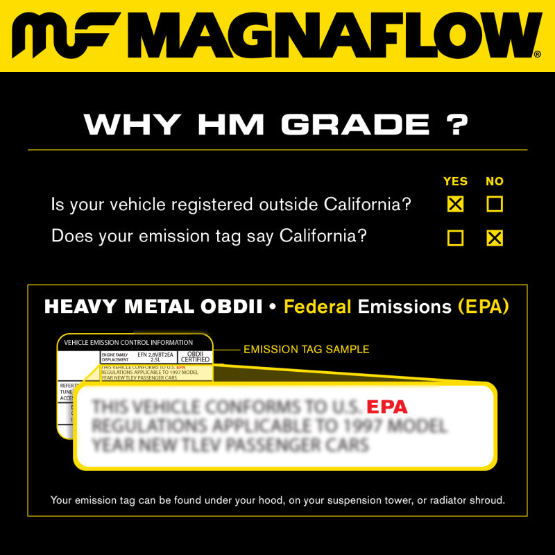 Magnaflow MagnaFlow Conv Univ 2.25inch GM 3.8L