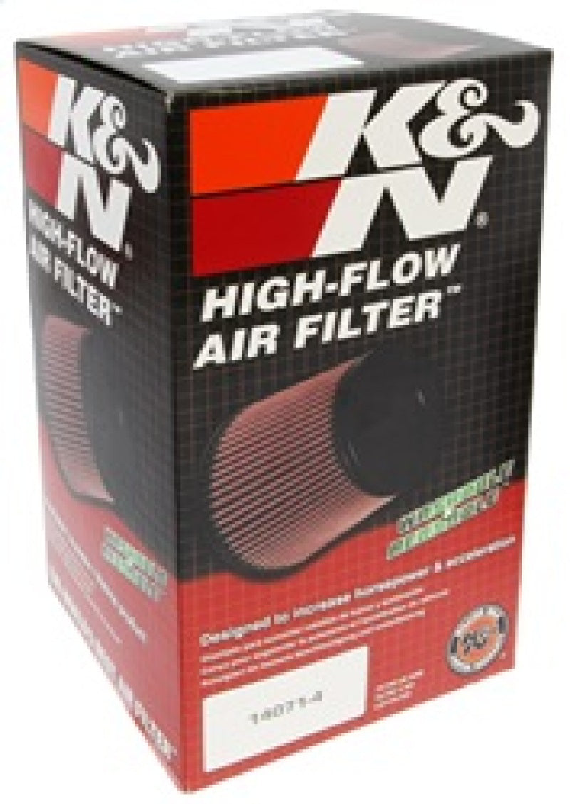 K&N Cone Filter 3.375in ID 6in Base 4.5in Top 9in Height Carbon Fiber -- DISCONTINUED