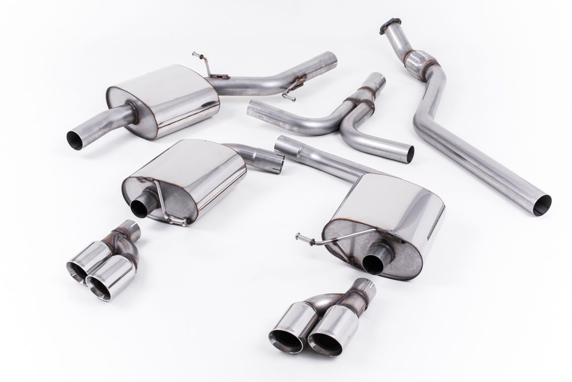 Milltek Catback Exhaust - Audi A5 Cabriolet 2.0T 2wd/Quattro (Manual Only)