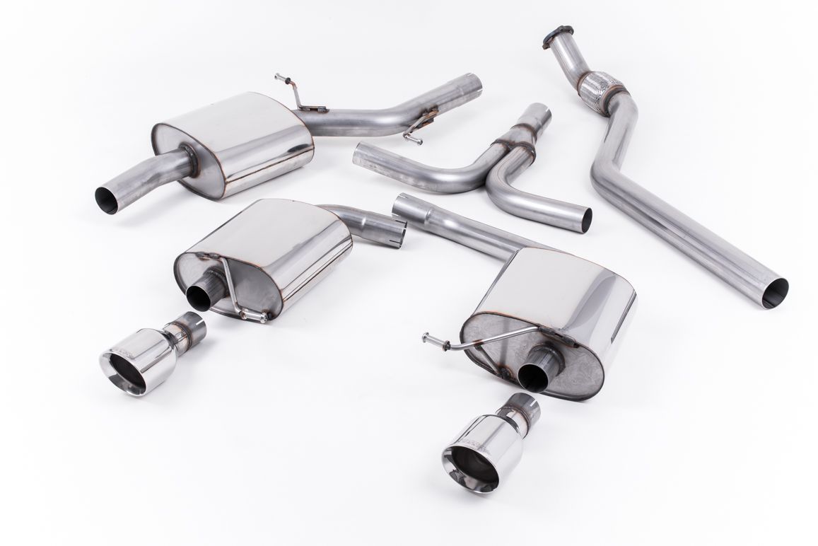 Milltek Catback Exhaust - Audi A5 Cabriolet 2.0T 2wd/Quattro (Manual Only)