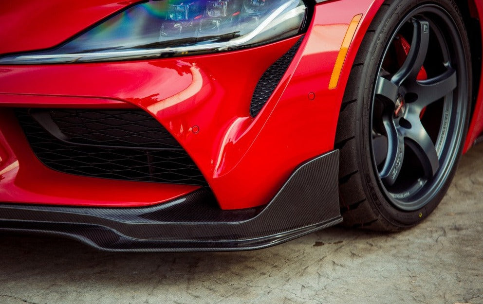 SEIBON MB-Style Carbon Fiber Front Lip - A90/A91 Supra