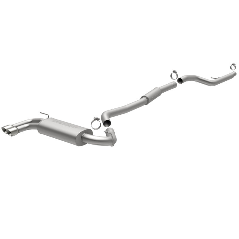 Magnaflow MagnaFlow 12 BMW 328i L4 2.0L T/C Dual Straight D/S Rear Exit Stainless Cat Back Performance Exhaust