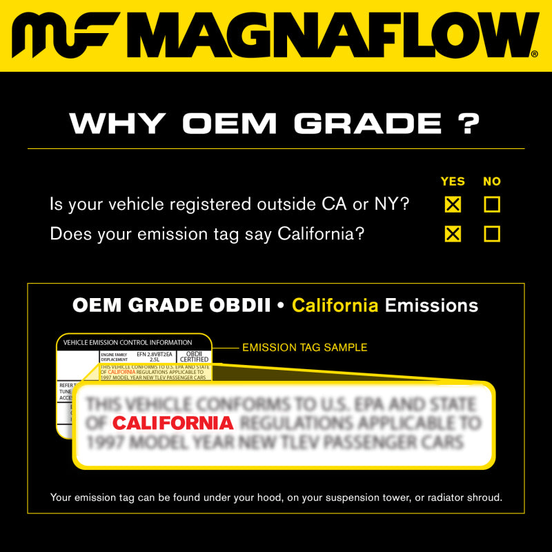 Magnaflow MagnaFlow Conv DF 00-04 S40/V40 1.9L rr OEM