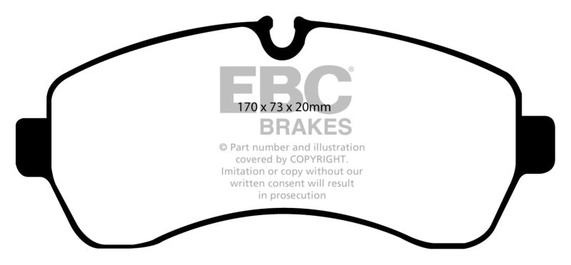 EBC 07+ Dodge Sprinter 3500 Greenstuff Front Brake Pads -- DISCONTINUED