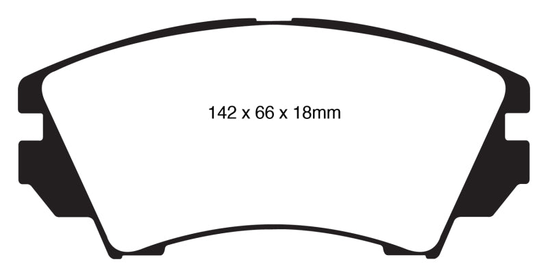 EBC 10+ Buick Allure (Canada) 3.0 Redstuff Front Brake Pads