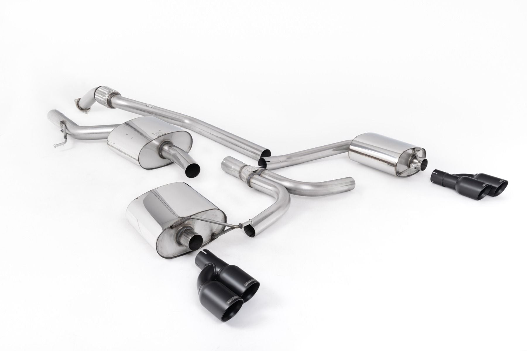 Milltek Catback Exhaust - Audi A5 Cabriolet 2.0T 2wd/Quattro (Manual Only)